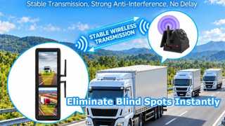 Système de rétroviseur sans fil pour camions et camping-cars