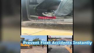 Enregistreur Dashcam AI 4G GPS WIFI MDVR avec Radar 77GHz AEBS moteur de frein numérique Collision Active Miti